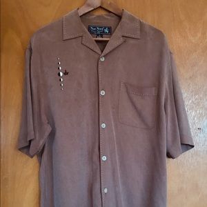 NAT NAST MEN LUX ORIG SHORT SLV SHIRT MED EX COND